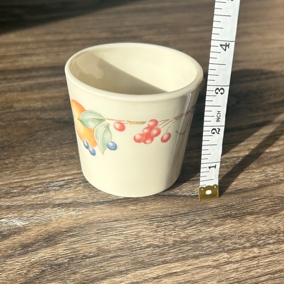 Corelle Corning Ware 90’s Abundance Fruit Pattern Set of 4 Vintage Coffee Cups - Picture 6 of 7